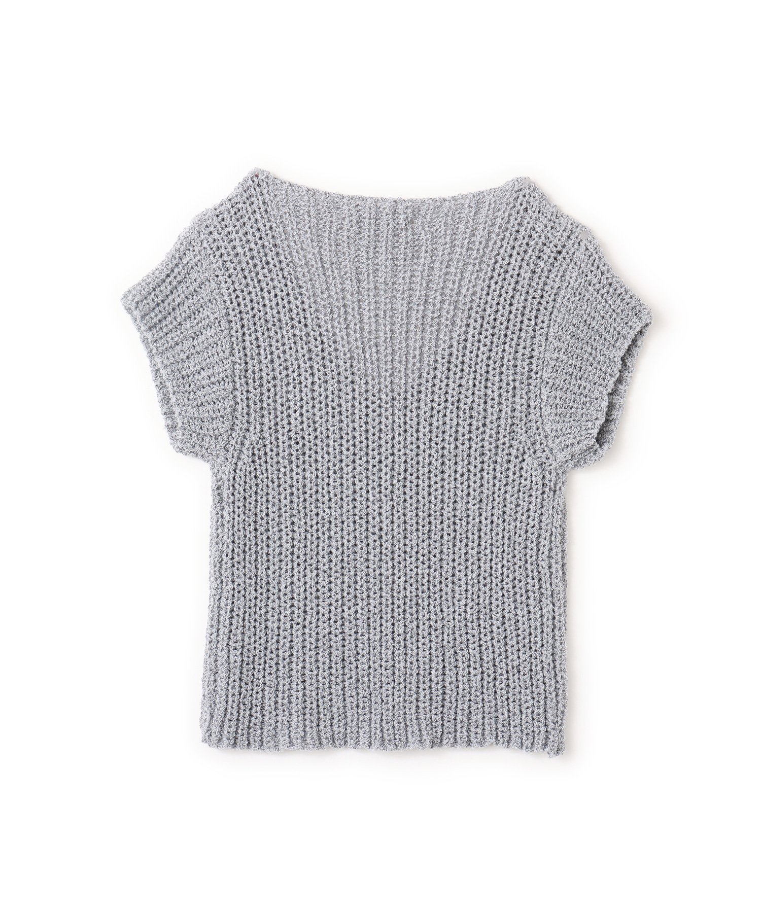 atmos pink atmos pink Summer Knit Cardigan BLUE GRAY アトモス トップス ニット グレー