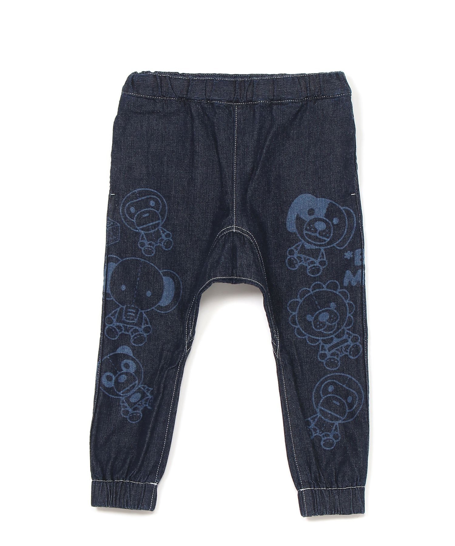 A BATHING APE BABY MILO TOY DENIM PANTS ア ベイシング エイプ パンツ ジーンズ・デニムパンツ ネイビー【送料無料】