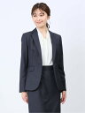 【SALE/20%OFF】m.f.editorial ウール混インディゴ調 1ボタンジャケット(セットアップ可能) レディース セットアップ スーツ ジャケット...