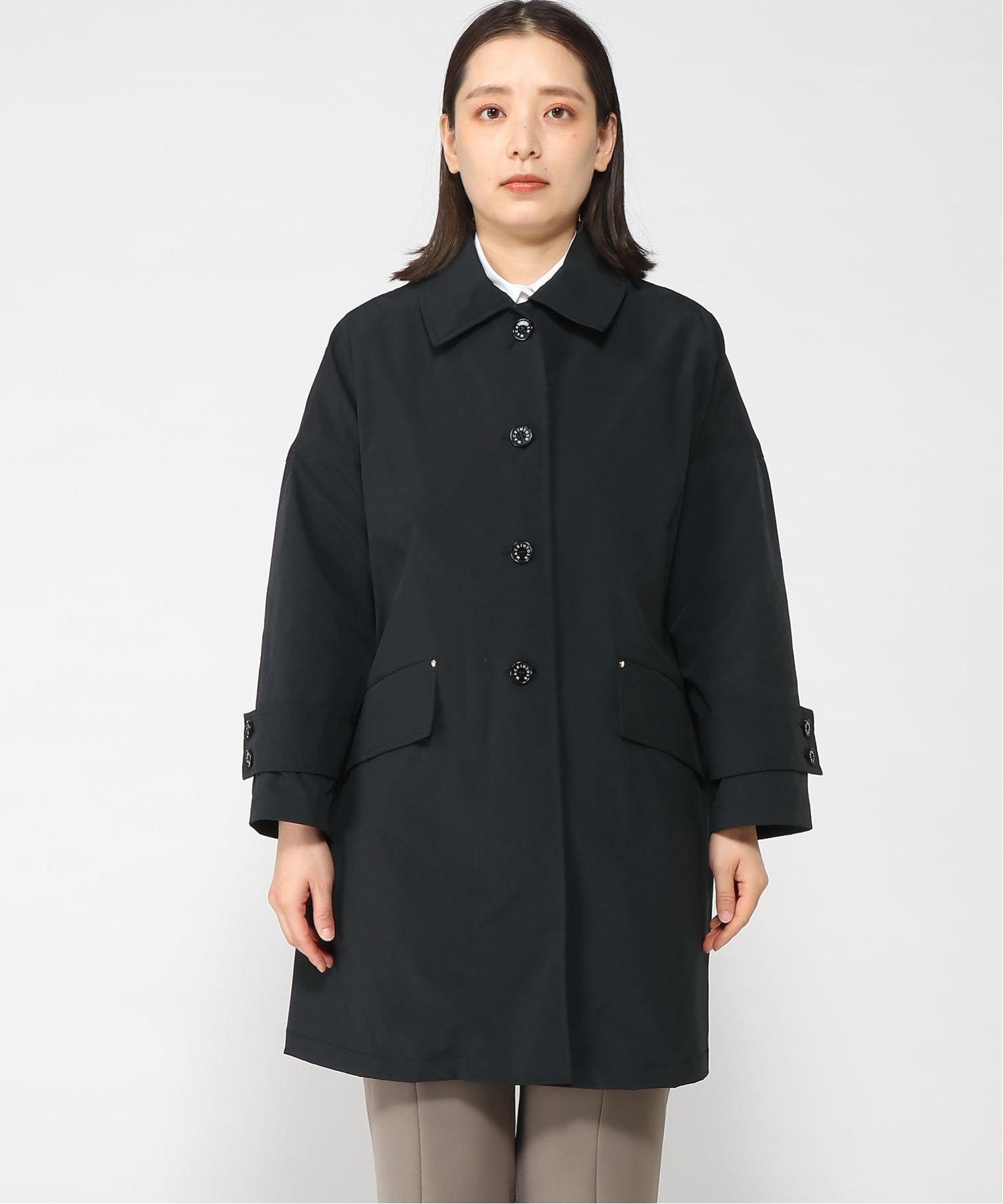 マッキントッシュ コート レディース MACKINTOSH (W)HUMBIE マッキントッシュ ジャケット・アウター ステンカラーコート ブラック ネイビー ベージュ【送料無料】