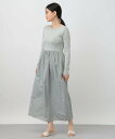 【SALE/60%OFF】A part by ニットドッキングコクーンワンピース アパートバイ ワンピース・ドレス ワンピース ブルー ブラック ベージュ【送料無料】