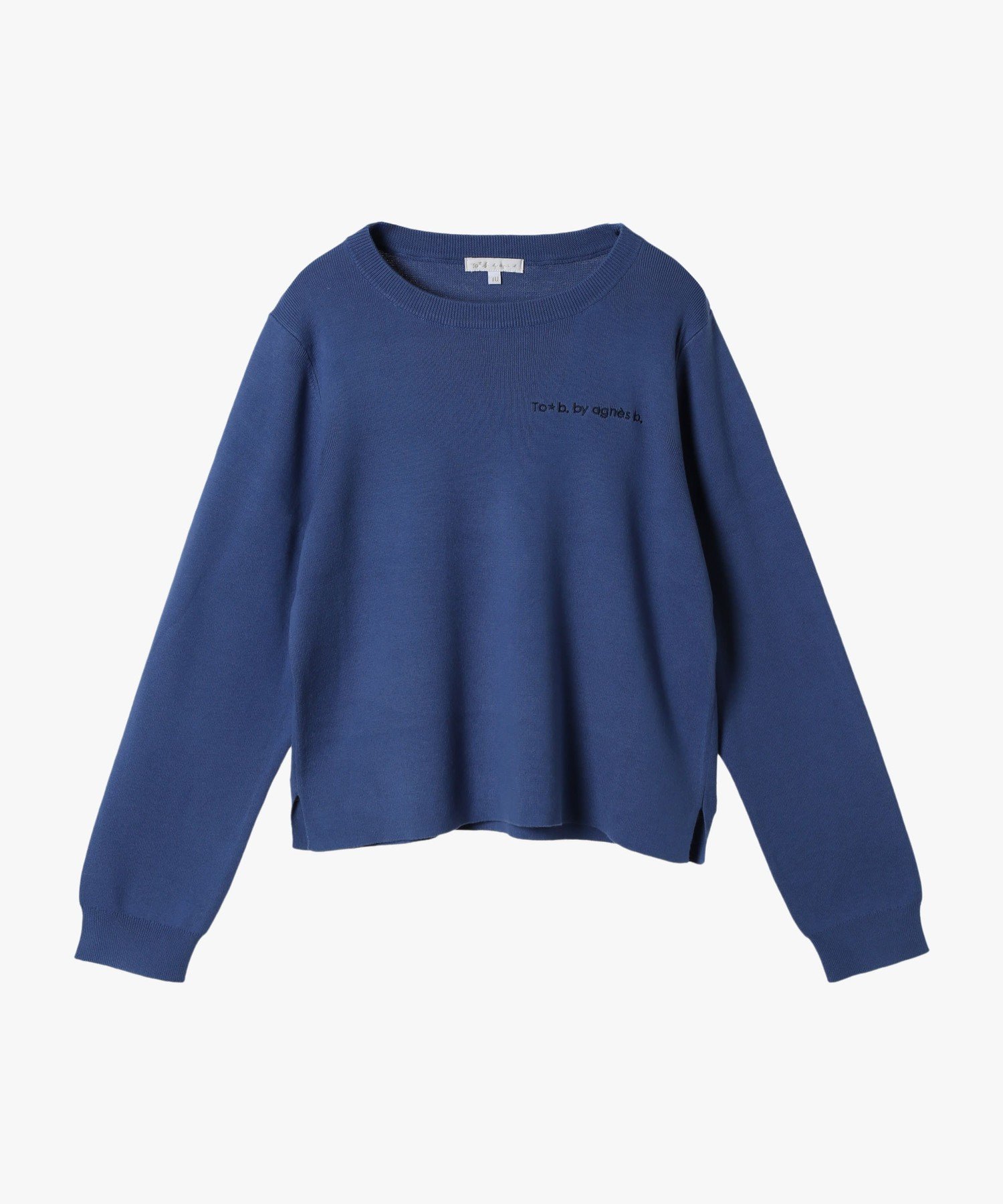 【SALE／30%OFF】To b. by agnes b. 【Outlet】トラディショナル コットン ニット プルオーバー アニエスベー トップス ニット ブルー【送料無料】