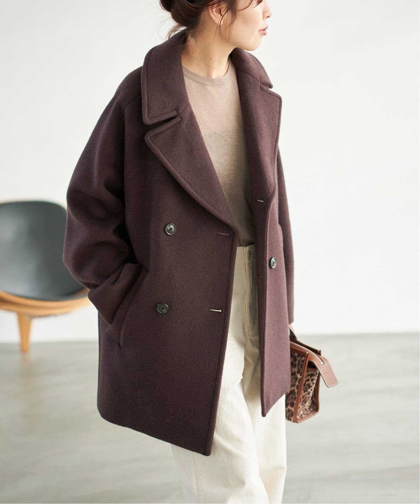 Spick & Span 《新色有り / 追加予約》TICCA / ティッカ ピーコート スピックアンドスパン ジャケット・アウター ピーコート ベージュ ネイビー ブラウン