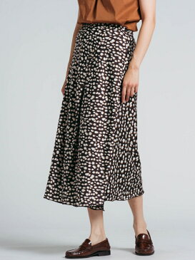 【SALE/73%OFF】MAYSON GREY アニマル柄プリントスカーチョ メイソングレイ パンツ/ジーンズ フルレングス ブラウン ブラック【送料無料】