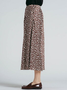 【SALE/73%OFF】MAYSON GREY アニマル柄プリントスカーチョ メイソングレイ パンツ/ジーンズ フルレングス ブラウン ブラック【送料無料】