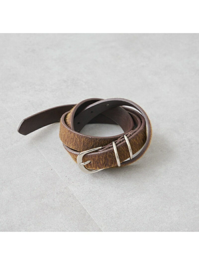 CPCM ハラコベルト シーピーシーエム ファッション雑貨 ベルト ブラウン ブラックのサムネイル