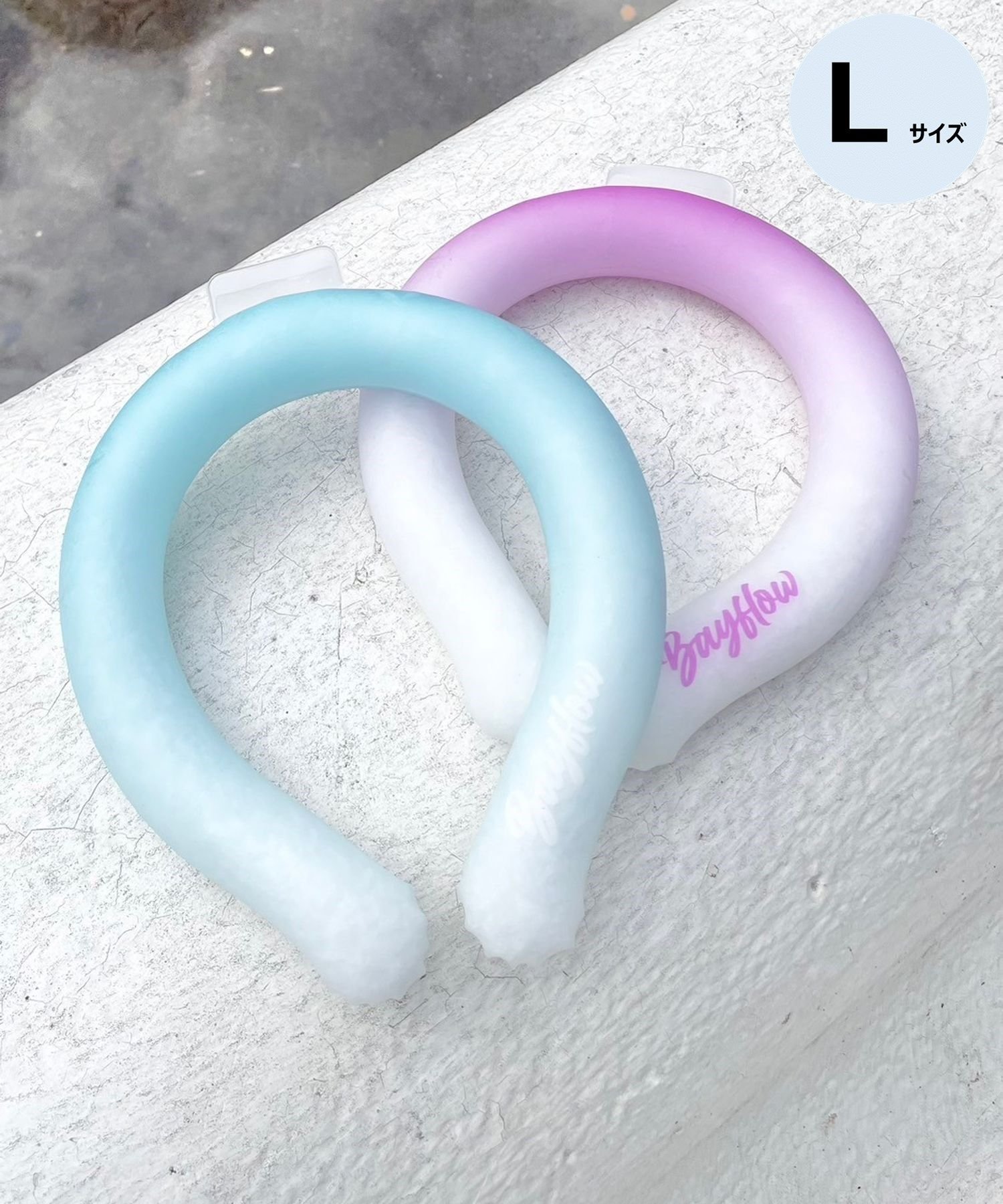 【SALE／50%OFF】BAYFLOW [熱中症対策に]BFネッククーラーLサイズ【アイスネックリング】 ベイフロー ..