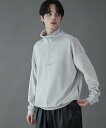 【SALE/50%OFF】WEGO MEN'S マイクロシャギーワンポイントハーフZIPプルオーバー ウィゴー トップス パーカー・フーディー グレー ブラック