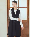 【SALE/20%OFF】earth music&ecology ミドル丈ジレ アースミュージック&エコロジー トップス ベスト・ジレ ベージュ ネイビー ブラ...