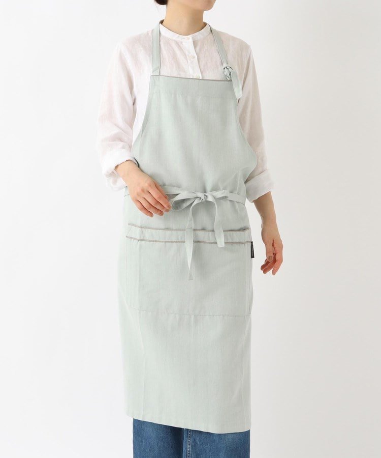 212 KITCHEN STORE 無地ラインエプロン BL トゥーワントゥーキッチンストア 食器・調理器具・キッチン用品 その他の食器・調理器具・キッチン用品