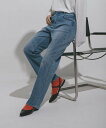 LEPSIM ストレッチデニムパンツ レプシィム パンツ ジーンズ・デニムパンツ ブルー【送料無料】