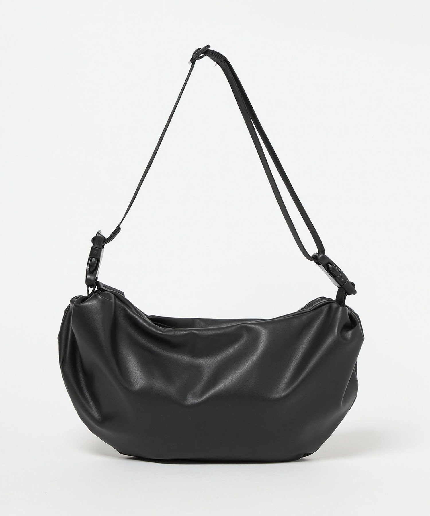 MARW UNITED ARROWS ＜MARW UNITED ARROWS＞レザー 2WAY ショルダーバッグ ユナイテッドアローズ バッグ ショルダーバッグ ブラック【送料無料】のサムネイル