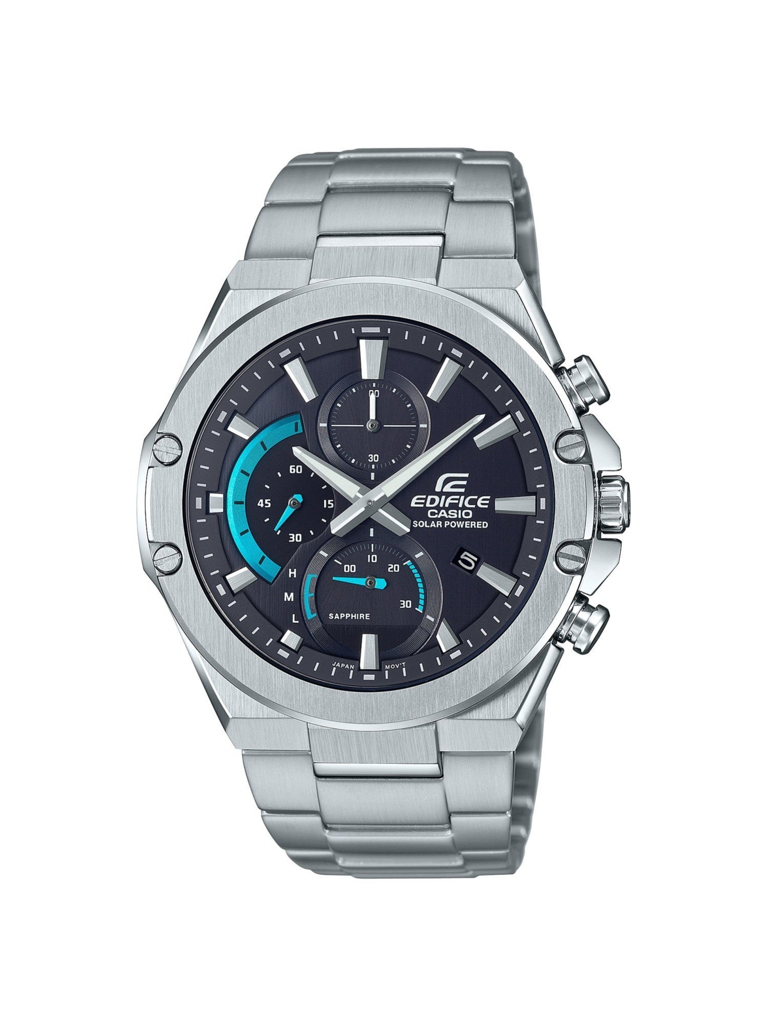 カシオ エディフィス 腕時計（メンズ） EDIFICE SlimLine/薄型電波ソーラーモデル/EFS-S560YD-1AJF ブリッジ アクセサリー・腕時計 腕時計 ブラック【送料無料】