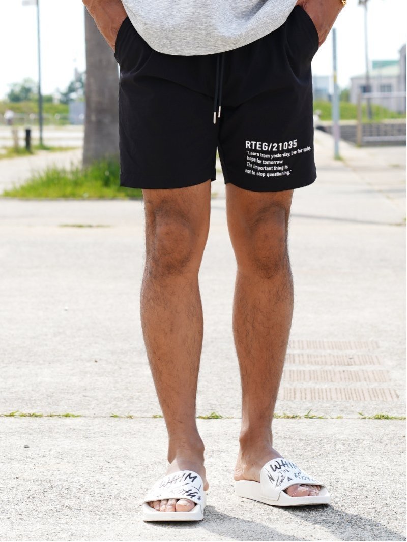 Retro Engine Retro Engine/(M)R/21035 BOARD SHORTS アダムスジャグラー パンツ その他のパンツ ブラック レッド イエロー