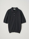 ジョンスメドレー 服 レディース JOHN SMEDLEY Polo Shirt ｜ JILL ｜ 30G ジョンスメドレー トップス ニット ブラック【送料無料】