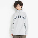 【SALE／30%OFF】NAUTICA 【NAUTICA/ノーティカ】アップリケロゴハーフジップ裏毛トップス ブランシェス トップス パーカー・フーディー グレー ホワイト グリーン ブラック