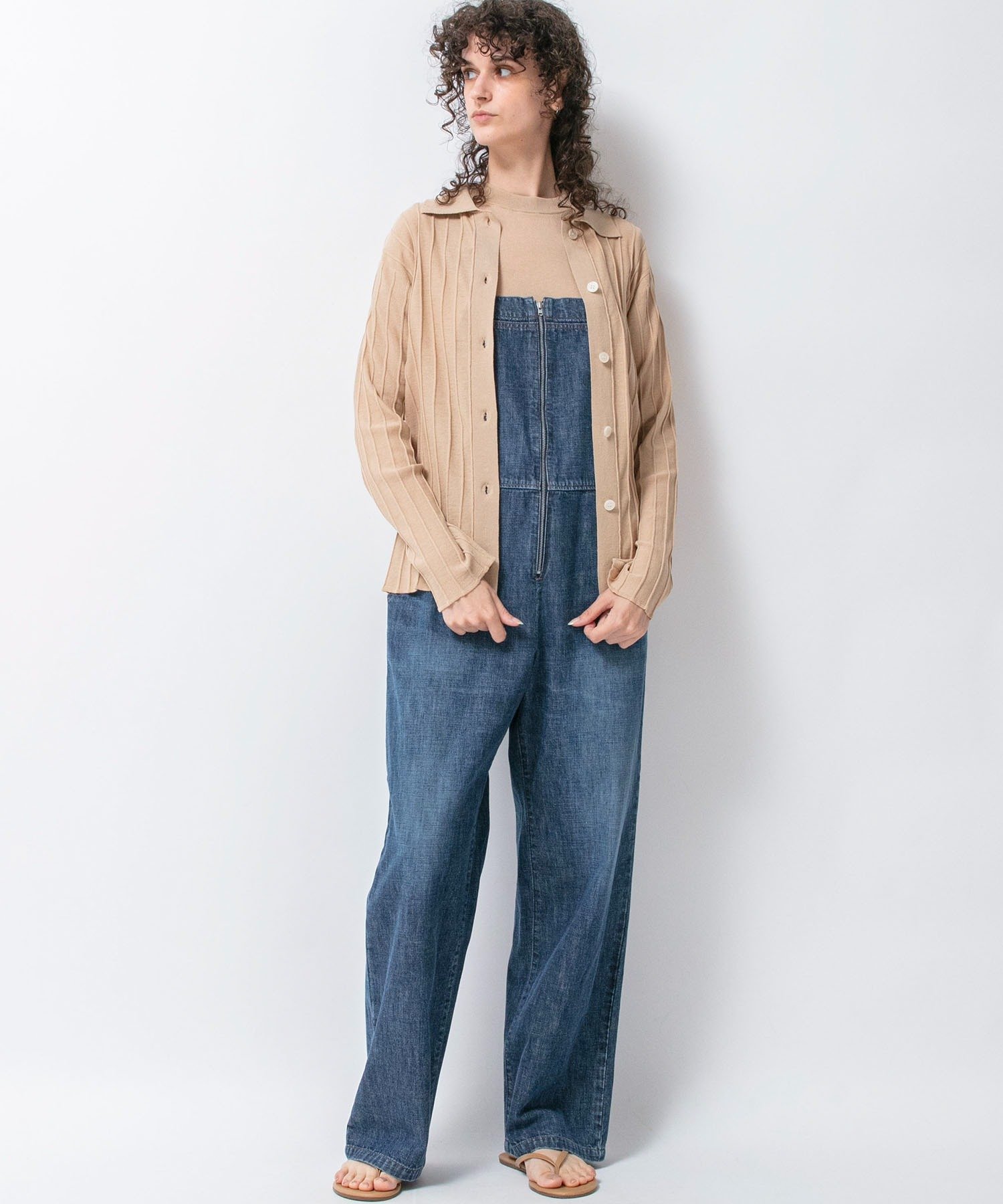 Johnbull Johnbull/(W)10ozジンバブエデニムサロペット ジョンブルプライベートラボ オールインワン・オーバーオール オーバーオール・サロペット ブルー【送料無料】