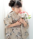 SOUBIEN 浴衣2点セット キッズ (浴衣+帯) ソウビエン 着物・浴衣・和装小物 浴衣 ネイビー グレー ホワイト【送料無料】