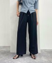 【SALE/20%OFF】fredy emue ドライポリストレートイージーパンツ フレディ アンド グロスター パンツ その他のパンツ ブラック ブルー ベー...