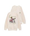 CONVERSE TOKYO PIGMENT DYE DRUM LOGO SWEAT コンバーストウキョウ トップス スウェット・トレーナー レッド ブラック ホワイト【送料無料】