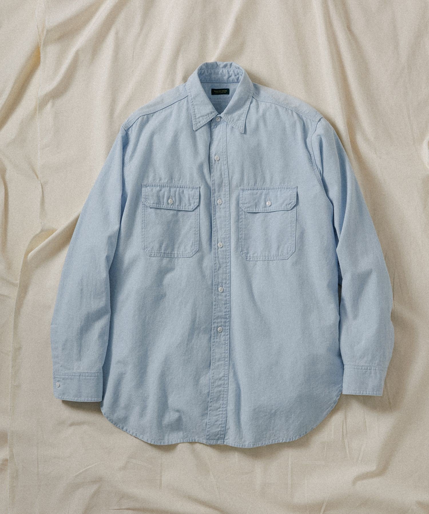 WILD LIFE TAILOR Adam et Rope' CAHMBRAY SHIRT アダムエロペ トップス シャツ・ブラウス ブルー【送料無料】