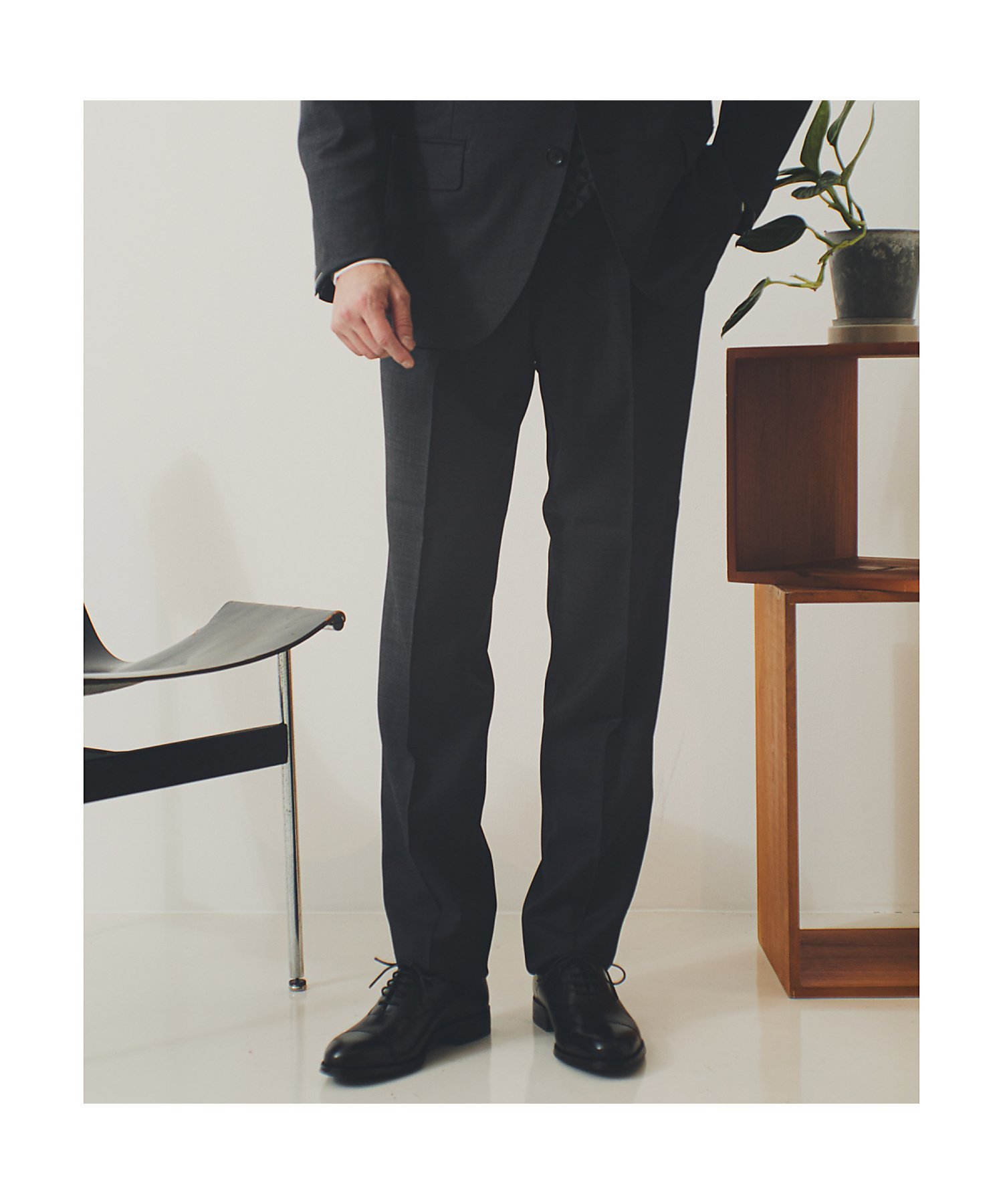 DESIGNWORKS 【セットアップ対応】RINGJACKET EXCLUSIVE スラックスパンツ デザインワークス パンツ スラックス・ドレスパンツ ブラ...