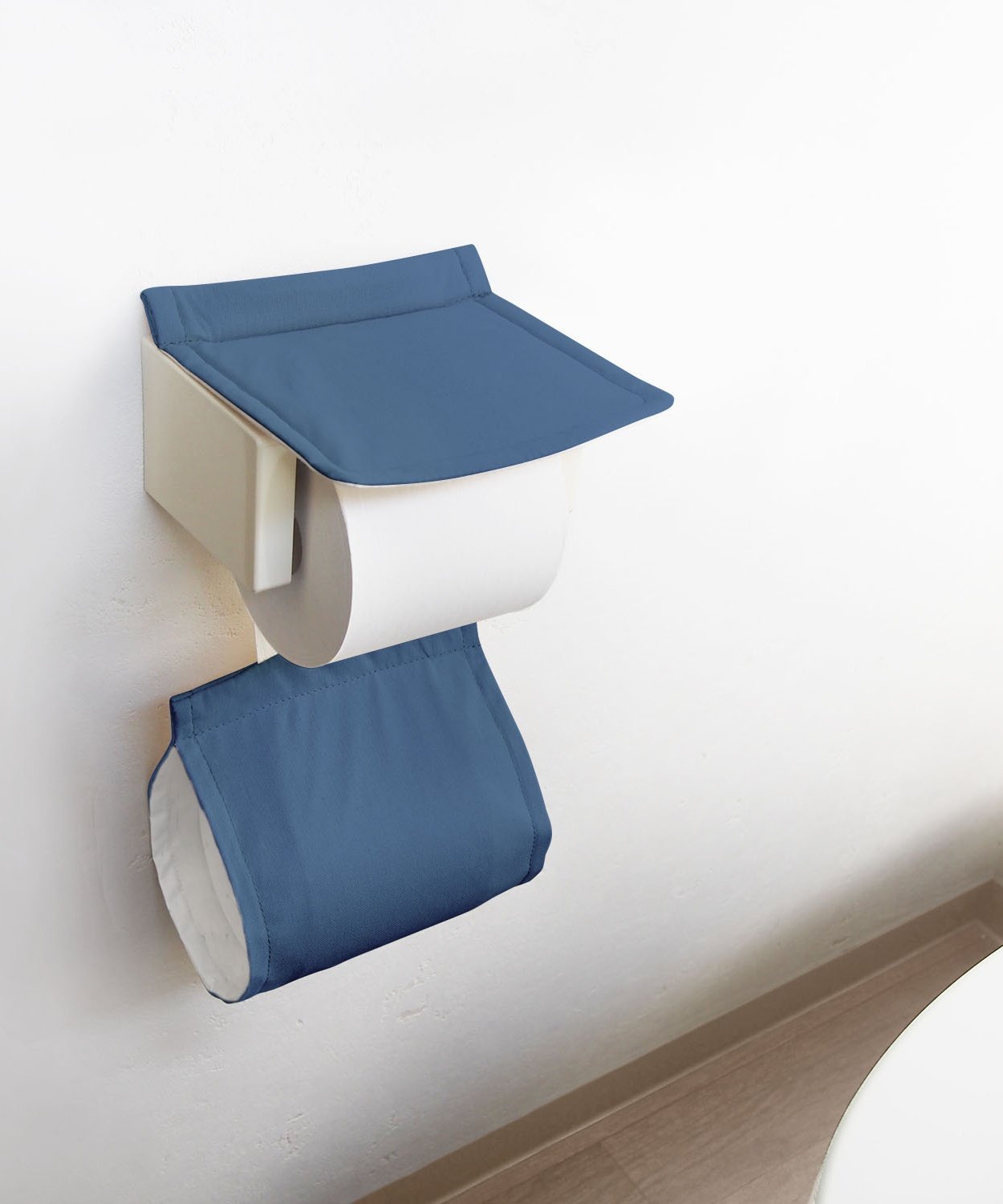 BACKYARD FAMILY ナチュラル ペーパーホルダーカバー ローラ インテリア・生活雑貨 トイレ用品・バス用品 ベージュ ブルー グリーン