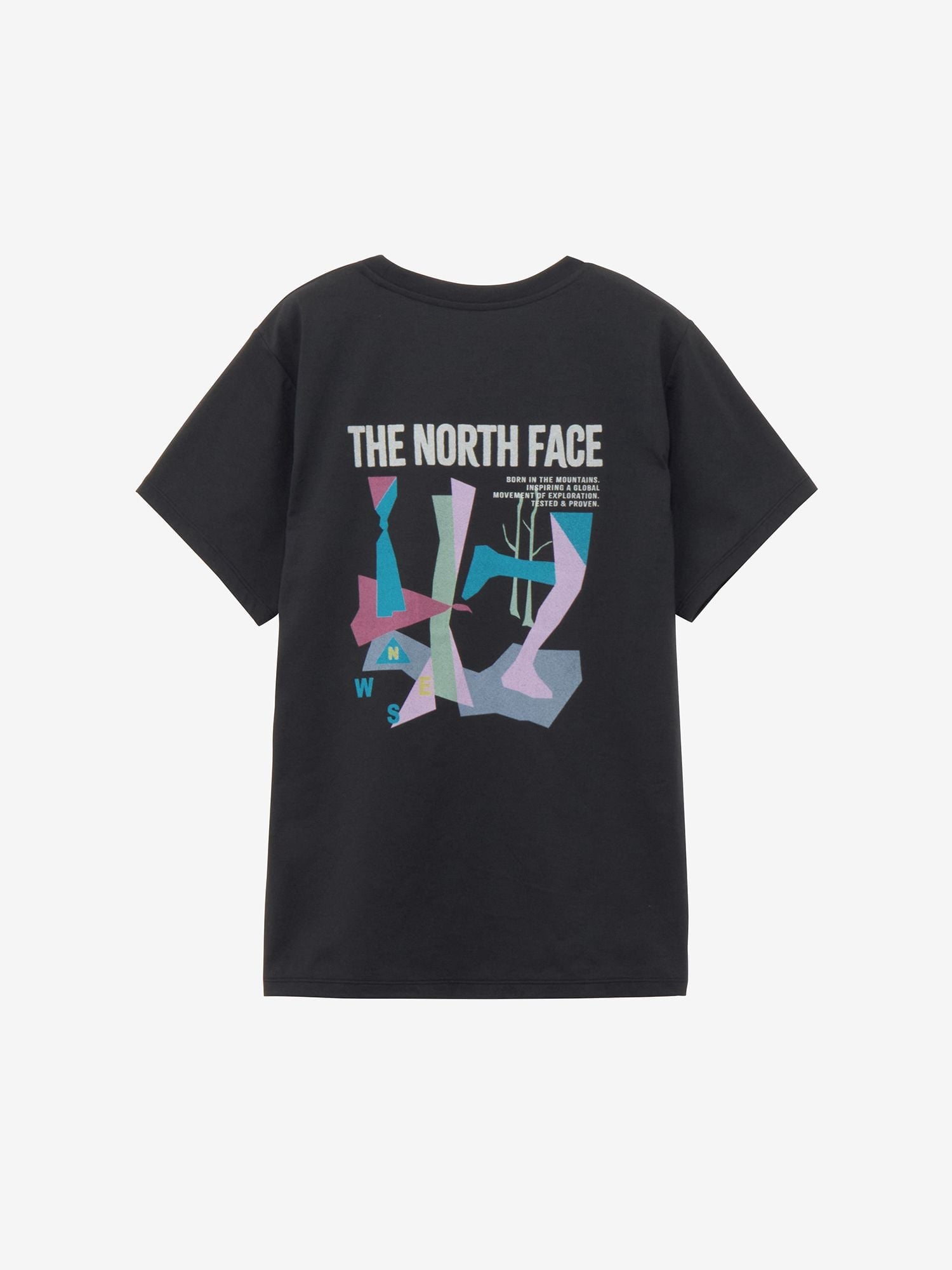【公式】ショートスリーブ ES レトロトレイルティー(レディース) ザ・ノース・フェイス トップス カットソー・Tシャツ ブラック