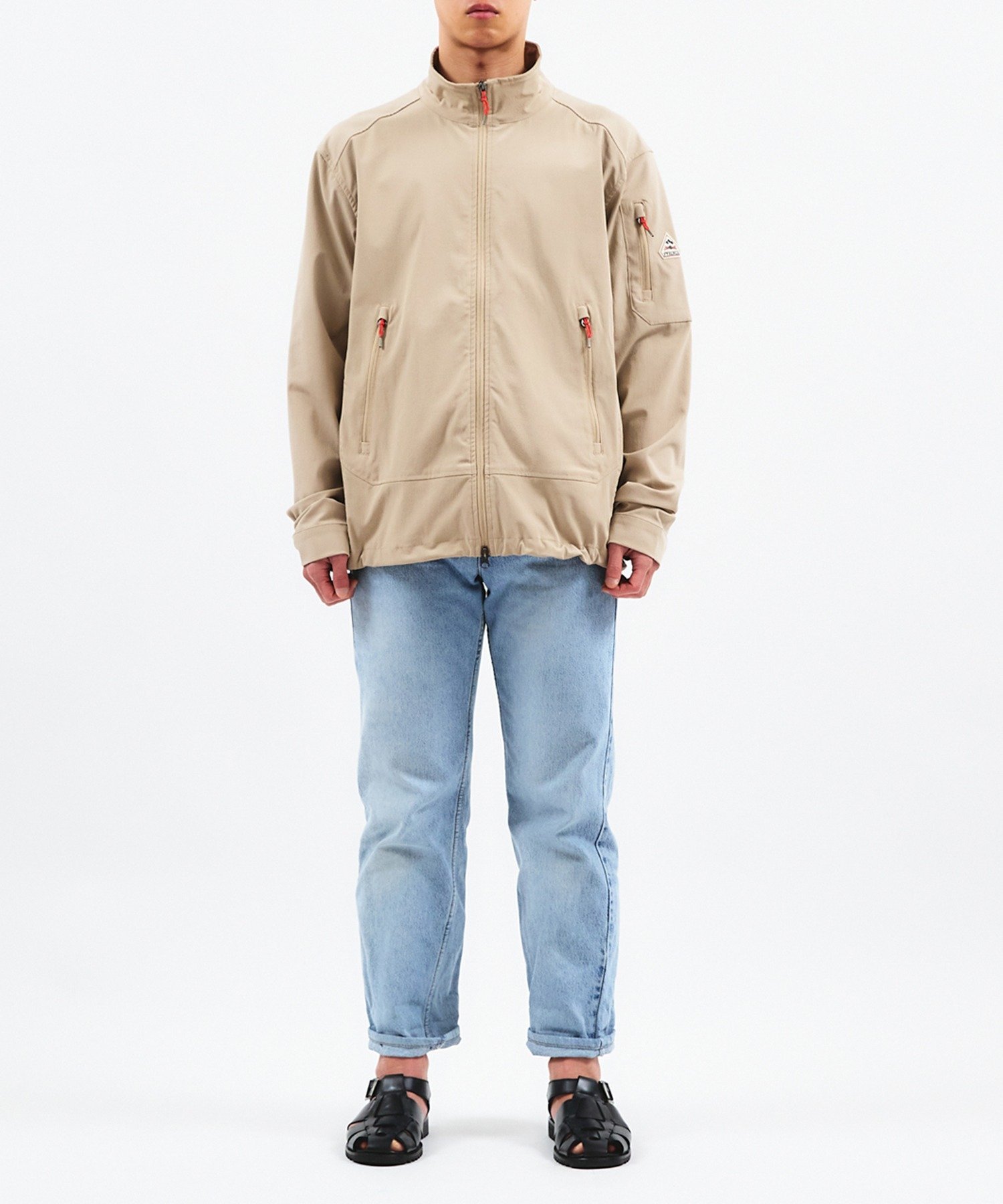 【SALE／3%OFF】PYRENEX PYRENEX/LANE シェルジャケット ITK カセットチャート ジャケット・アウター その他のジャケット・アウター ブラック ベージュ【送料無料】