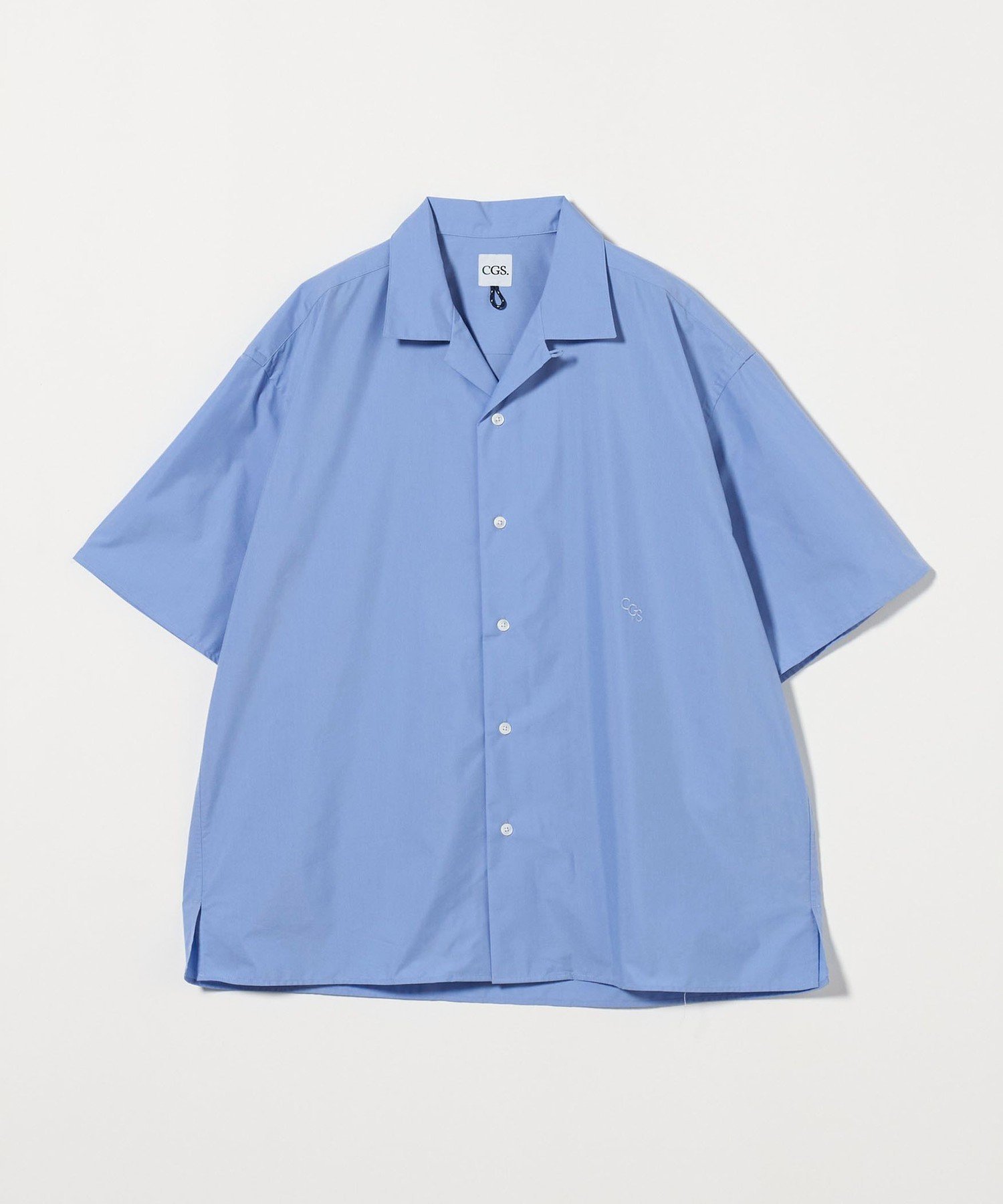 【SALE／50%OFF】California General Store ＜CGS.＞ オープンカラー シャツ -吸水速乾- ユナイテッドアローズ アウトレット トップス シャツ・ブラウス ホワイト ネイビー【送料無料】
