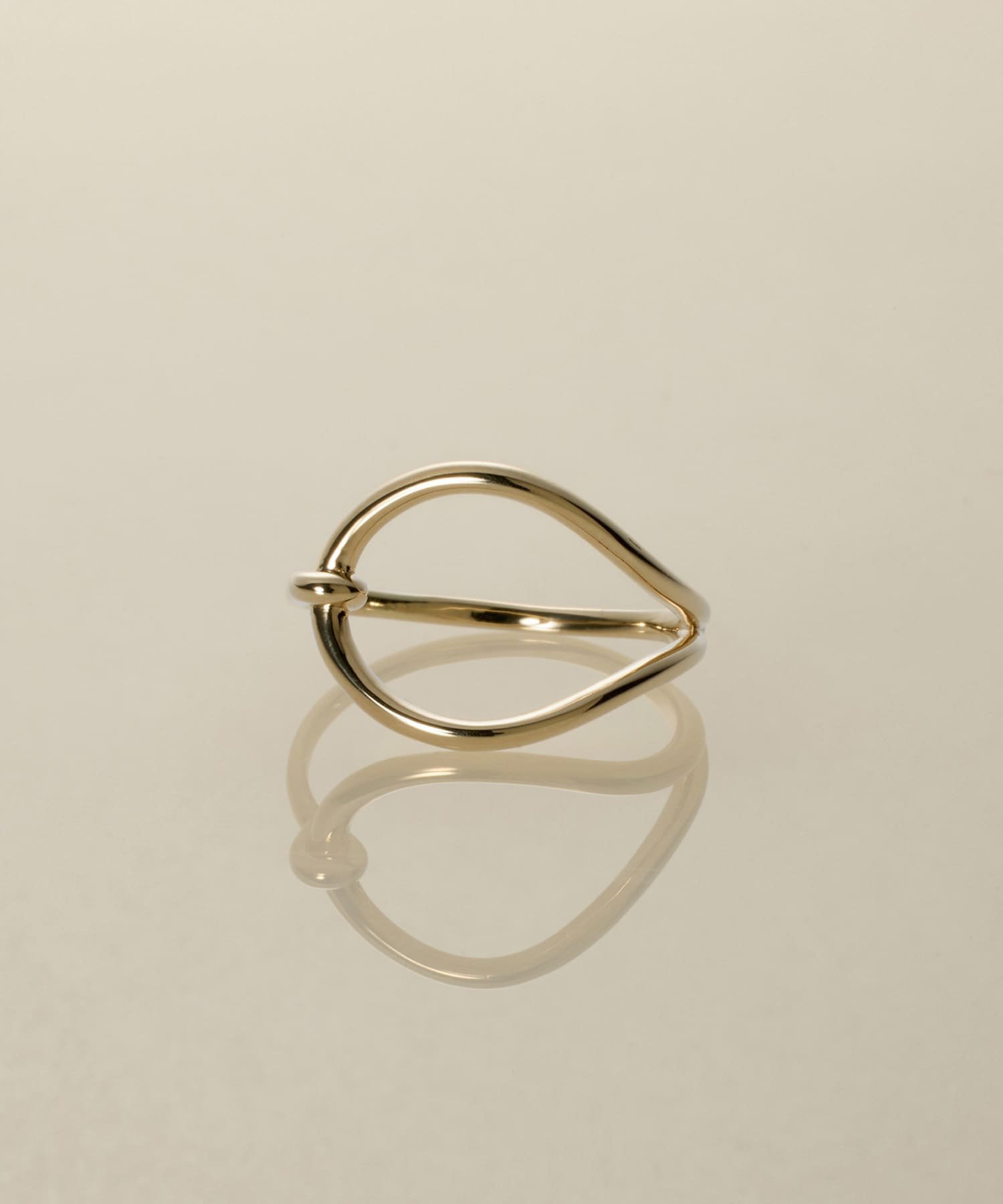 XOZ K10 musubi skin ring gold むすび スキンリング ゴールド クロスオズ アクセサリー・腕時計 リング・指輪 ゴールド