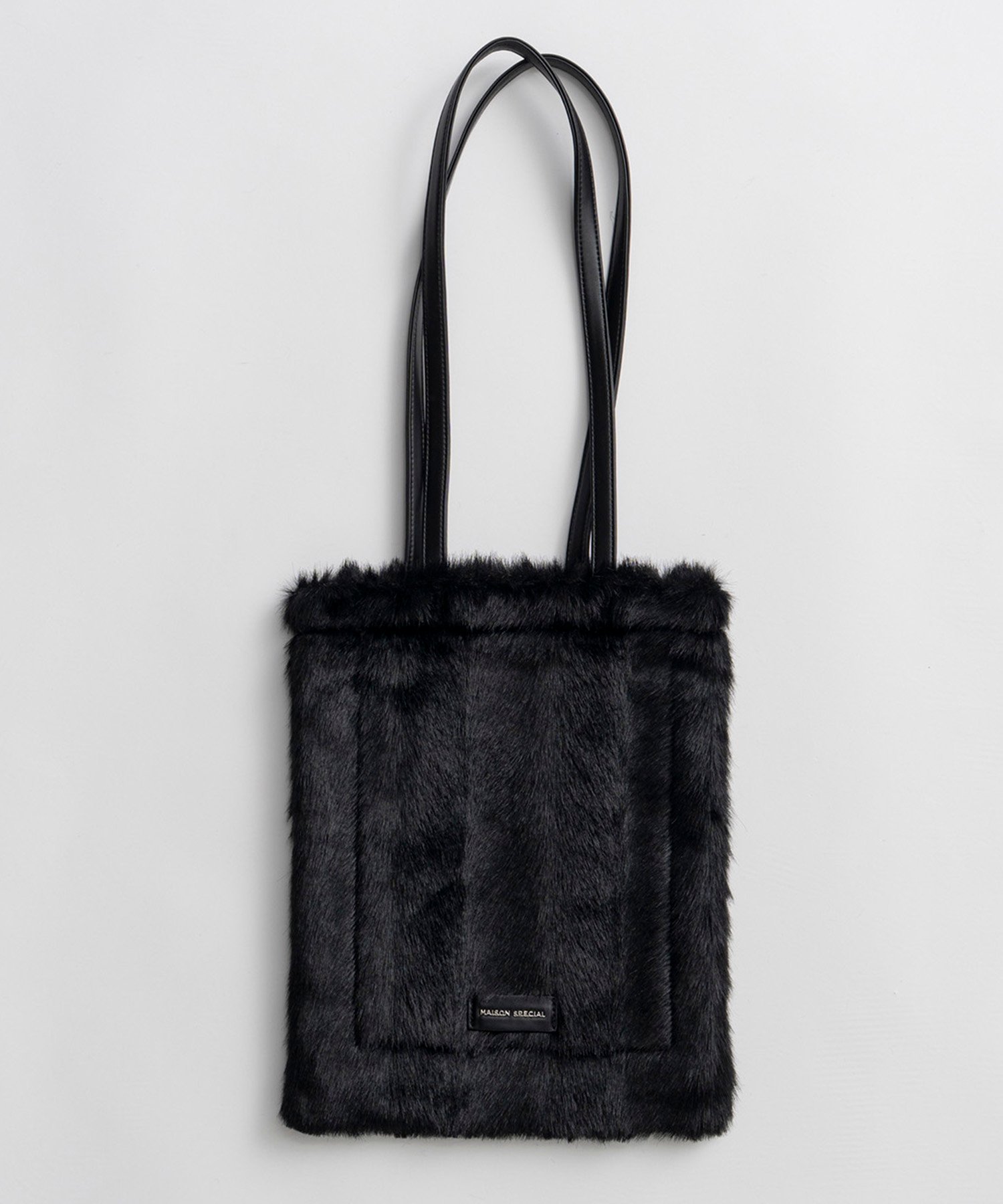 MAISON SPECIAL MS Basic Fur Tote Bag メゾンスペシャル バッグ トートバッグ ブラック【送料無料】