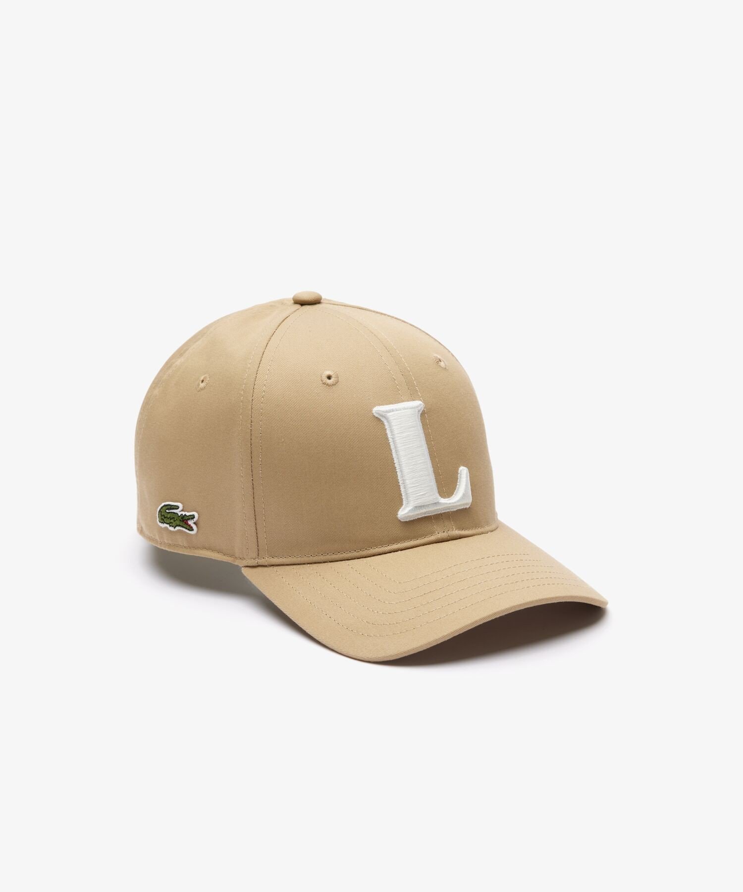 LACOSTE 3Dロゴ刺繍 ベースボールキャップ ラコステ 帽子 キャップ ブラック ベージュ ネイビー【送料無料】