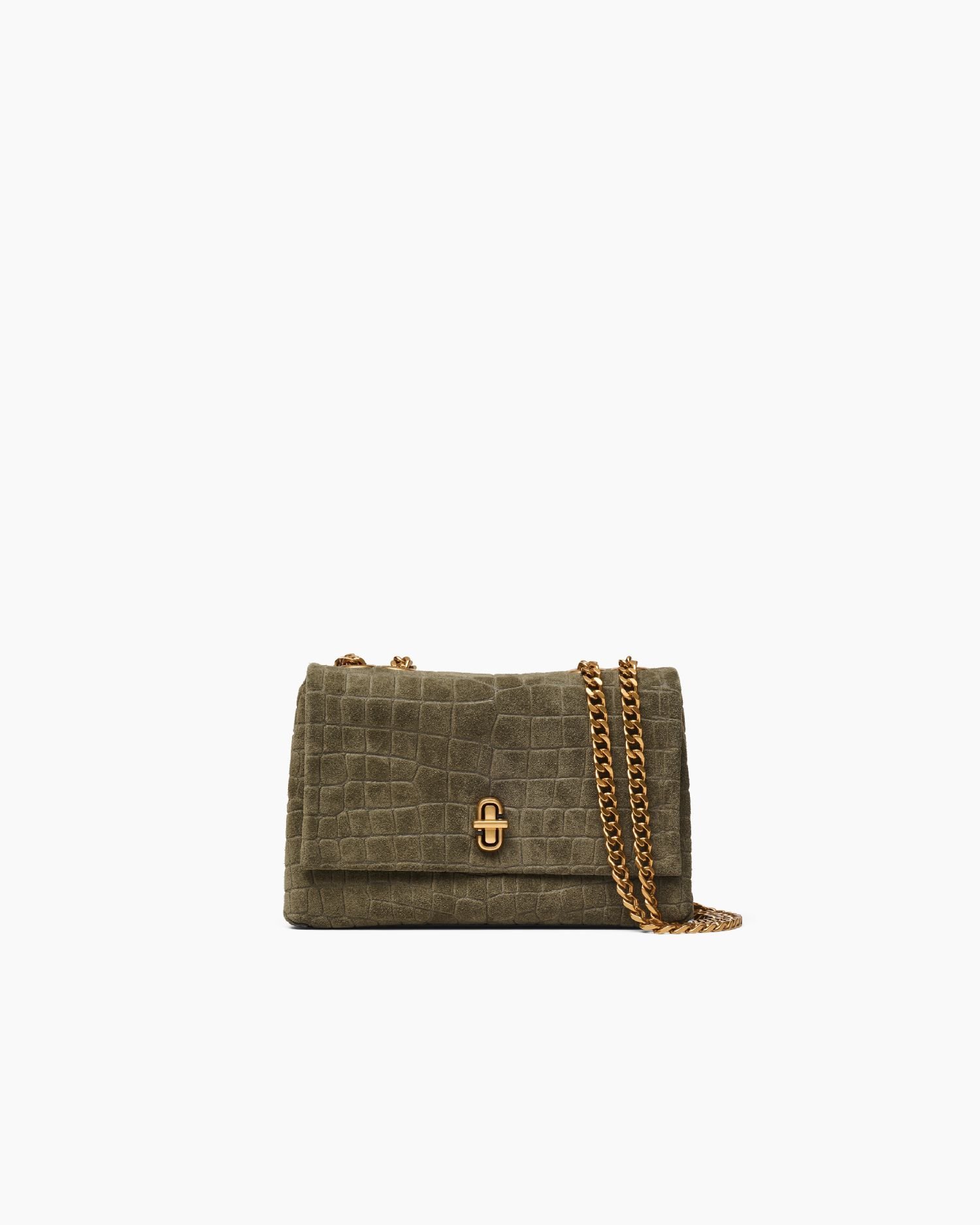 【SALE／30%OFF】MARC JACOBS 【公式】ザ スエード クロコ デュアル コンバーチブル ショルダーバッグ マーク ジェイコブス バッグ ショルダーバッグ グリーン【送料無料】