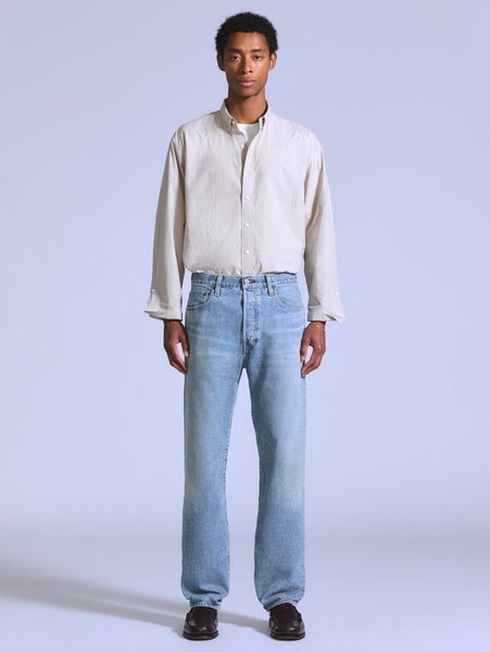 BLUETAB(TM) 1980's 501(R) ORIGINAL ジーンズ ミディアムインディゴ MADE IN JAPAN リーバイス パンツ ジーンズ・デニムパンツ ネイビー