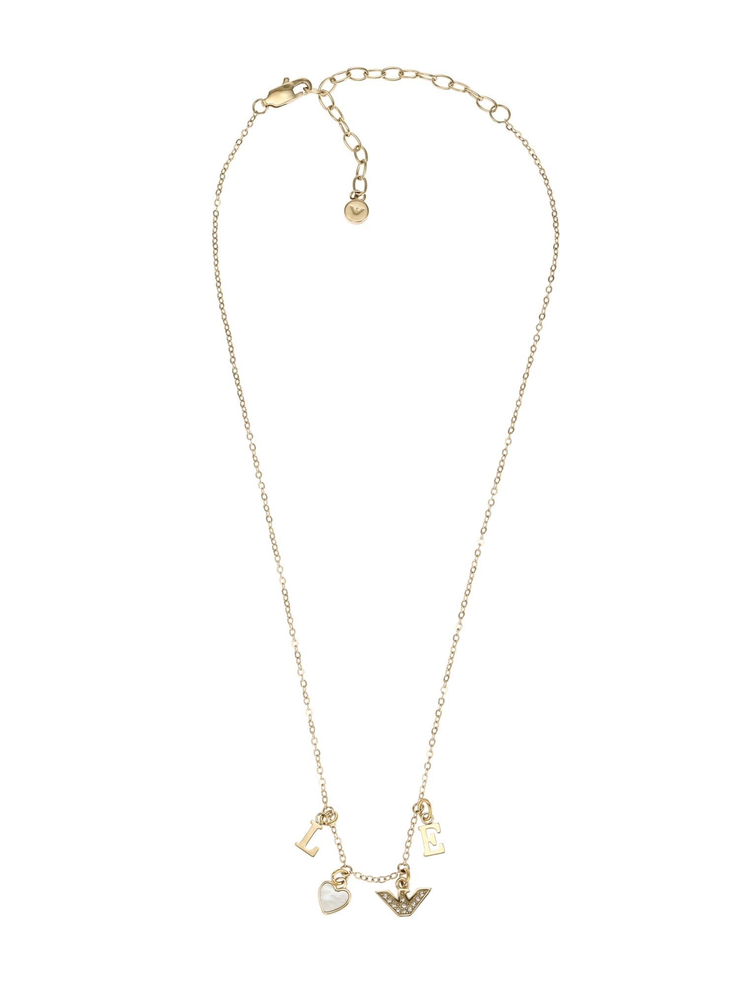 【SALE／50 OFF】EMPORIO ARMANI EMPORIO ARMANI/(W)SENTIMENTAL NECKLACE EGS2968710 ウォッチステーションインターナショナル アクセサリー 腕時計 ネックレス ゴールド【送料無料】