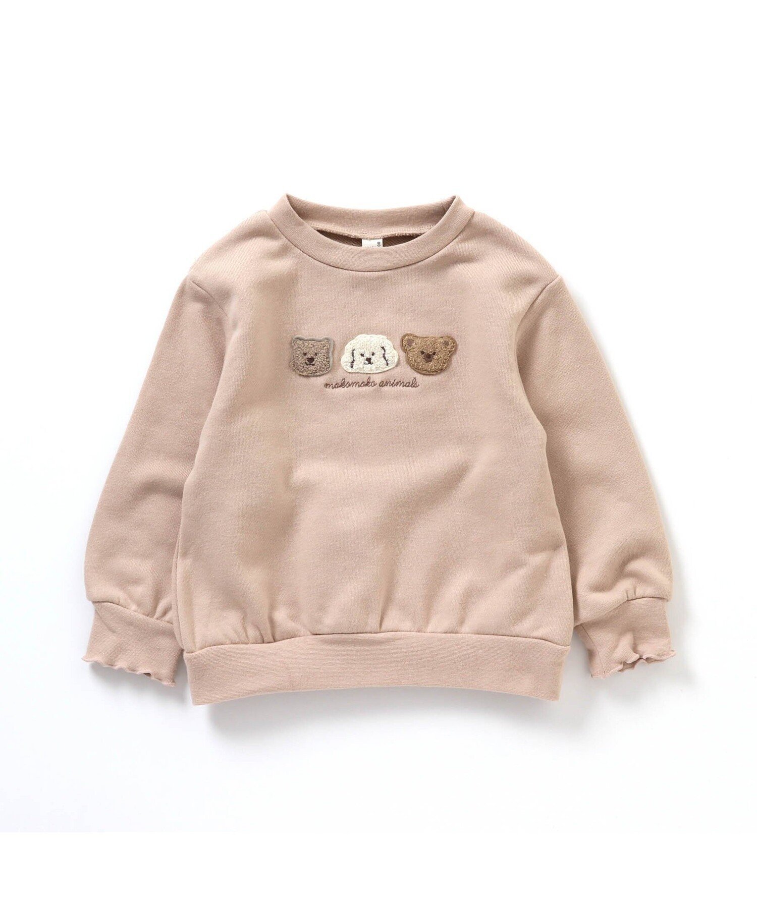 apres les cours 3柄GIRLSバラエティトレーナー エフオーオンラインストア トップス スウェット・トレーナー ベージュ パープルのサムネイル