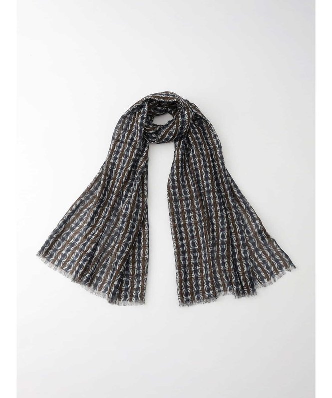 アクアスキュータム Aquascutum MEN AQ Logo×Club Check STOLE アクアスキュータム ファッション雑貨 マフラー・ストール・ネックウォーマー ネイビー【送料無料】