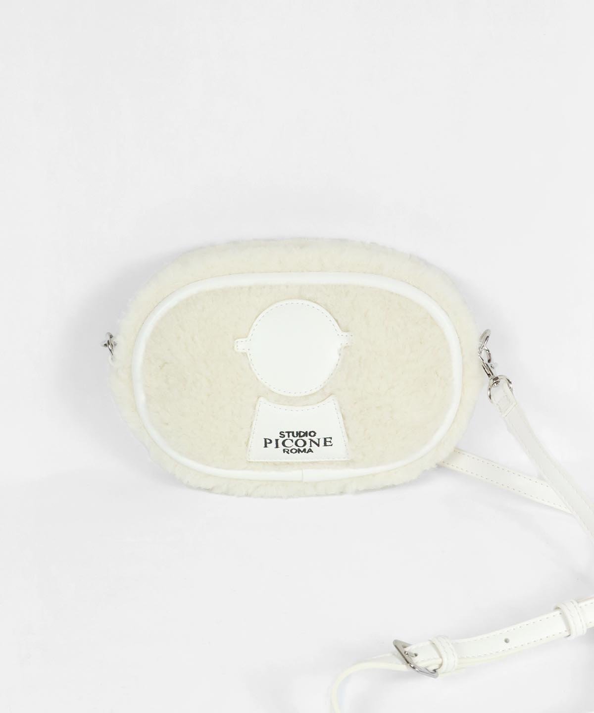 【SALE／40%OFF】STUDIO PICONE ボアショルダーバッグ スタジオピッコーネ バッグ ショルダーバッグ ブラウン ブラック ホワイト【送料無料】