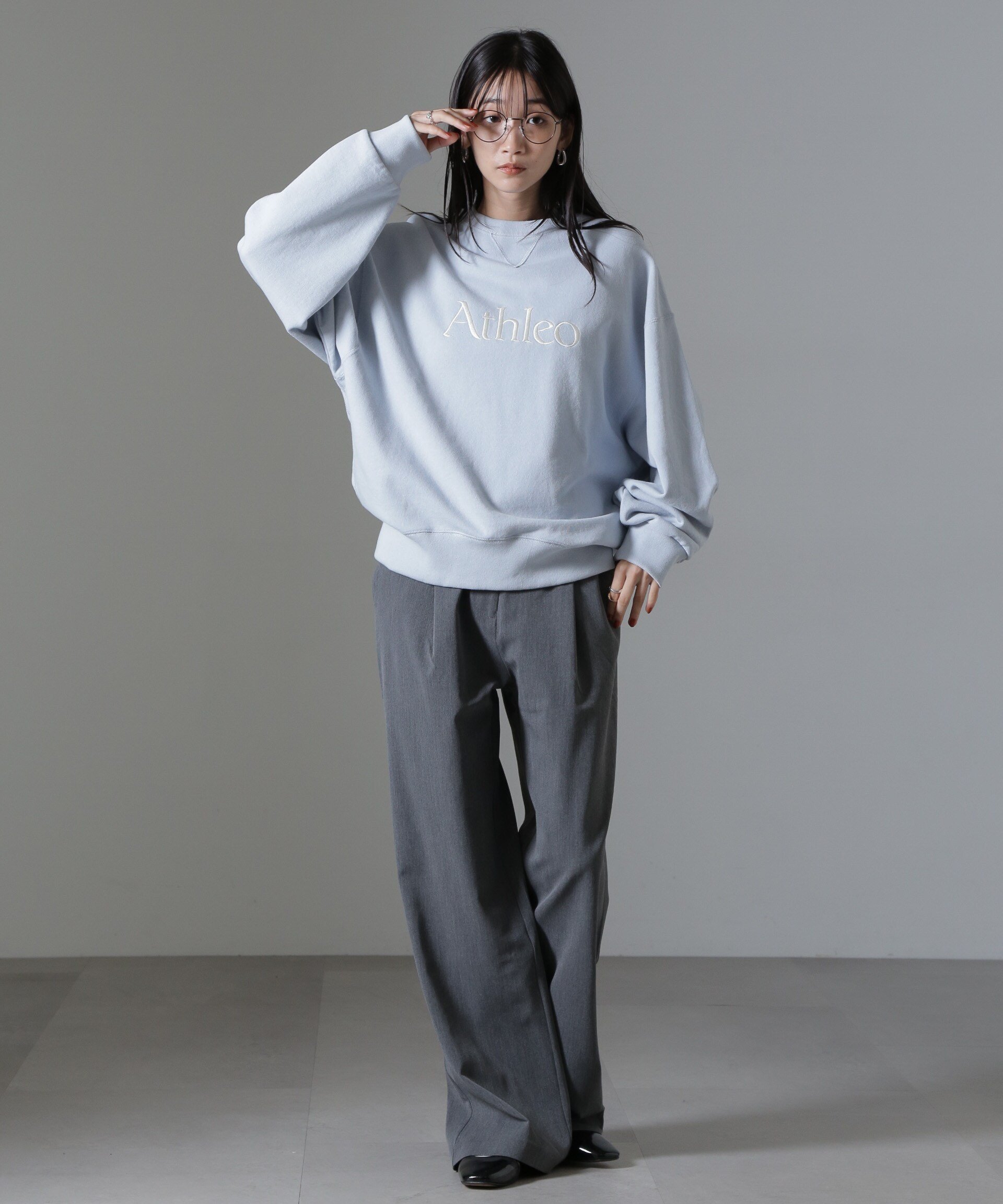 NANO universe RITA ROW/MUGA PANTS ナノユニバース パンツ その他のパンツ グレー
