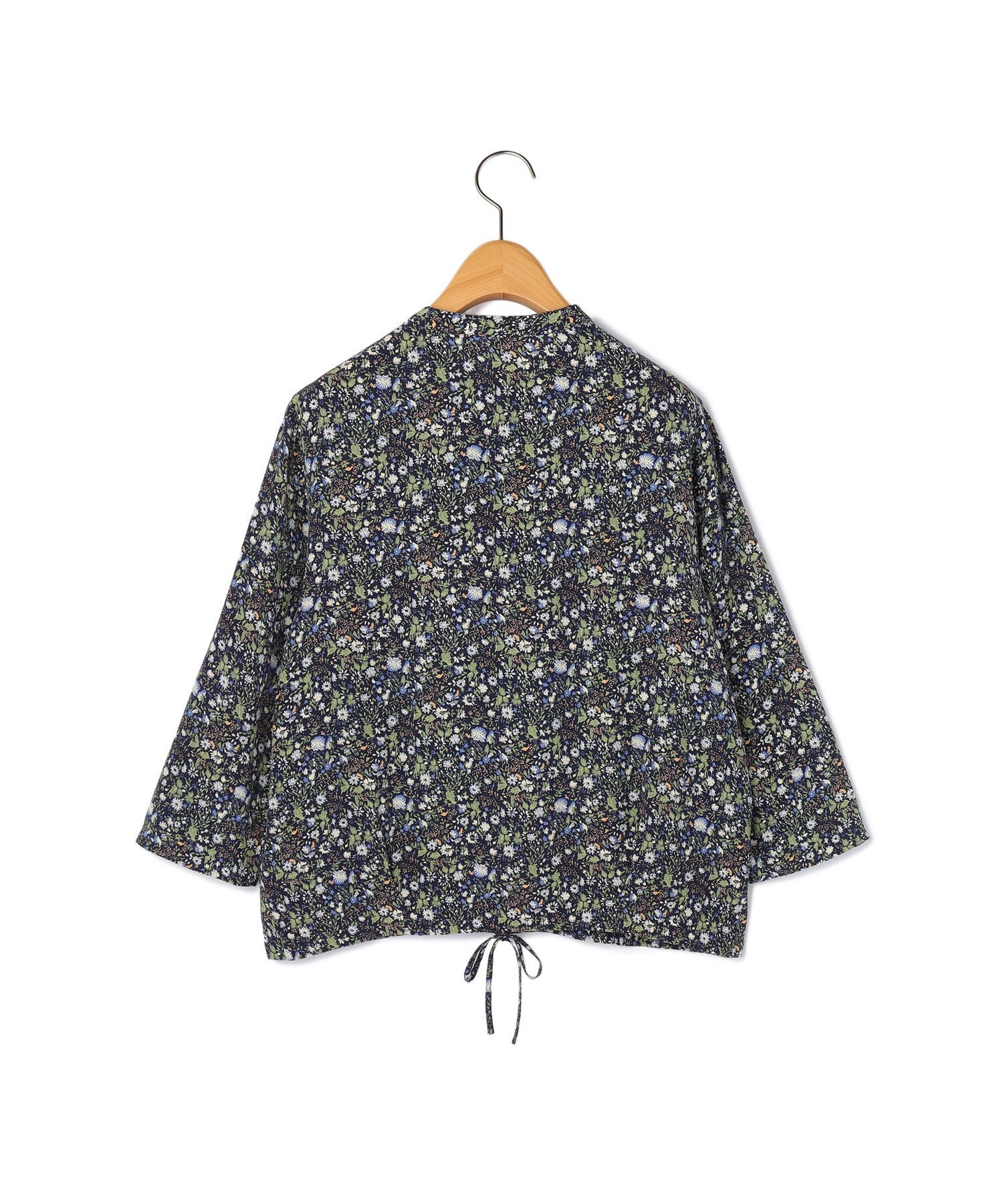 KEITH 【Lサイズ】Garden Bloomsブラウス キース トップス シャツ・ブラウス ネイビー ベージュ