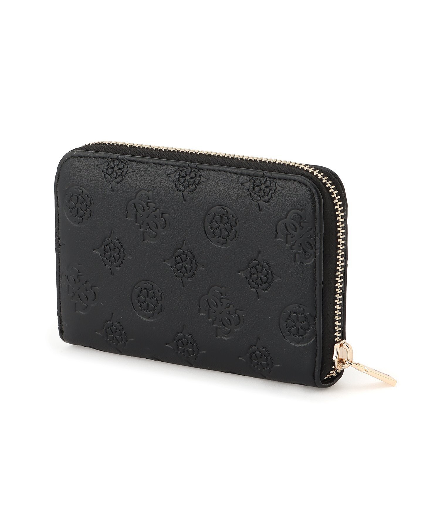 GUESS 財布 (W)PHOEBE Slg Medium Zip Around ゲス 財布・ポーチ・ケース 財布 ベージュ ブラック