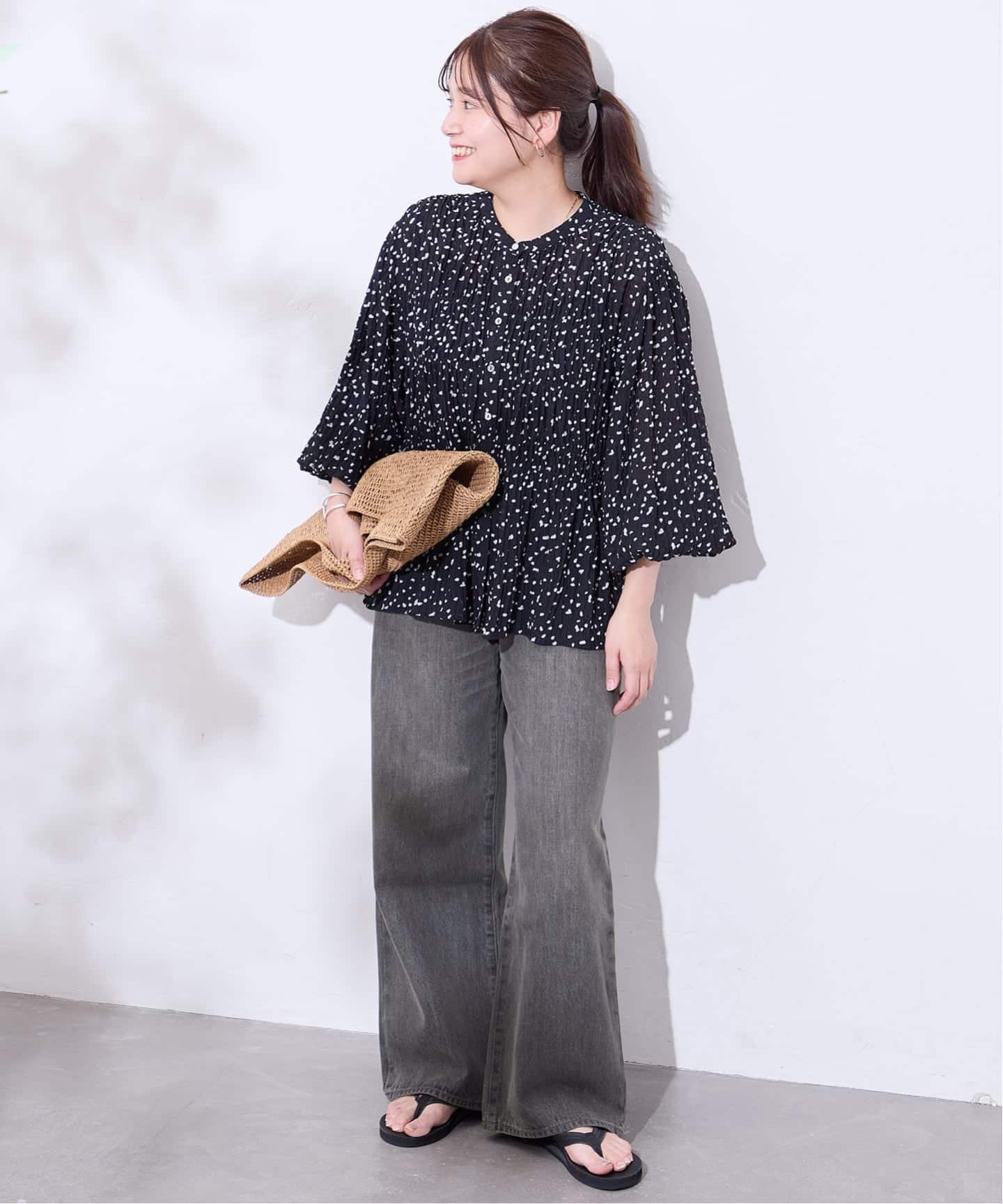 JOURNAL STANDARD 《追加》12.5oz WIDE LEG DENIM ジャーナル スタンダード パンツ ジーンズ・デニムパンツ ブルー グレー
