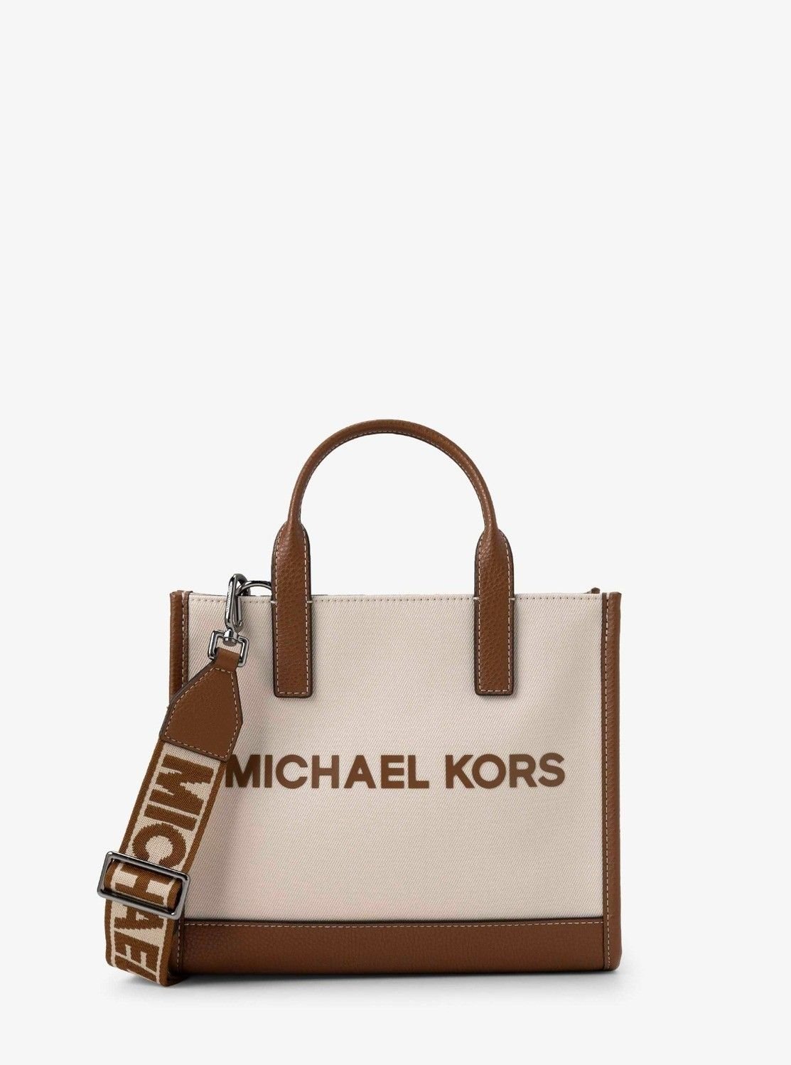 【SALE／75%OFF】MICHAEL KORS ストラクチャー クロスボディ トート ウィズ トップジップ マイケルコース マイケル・コース バッグ ショルダーバッグ ベージュ【送料無料】