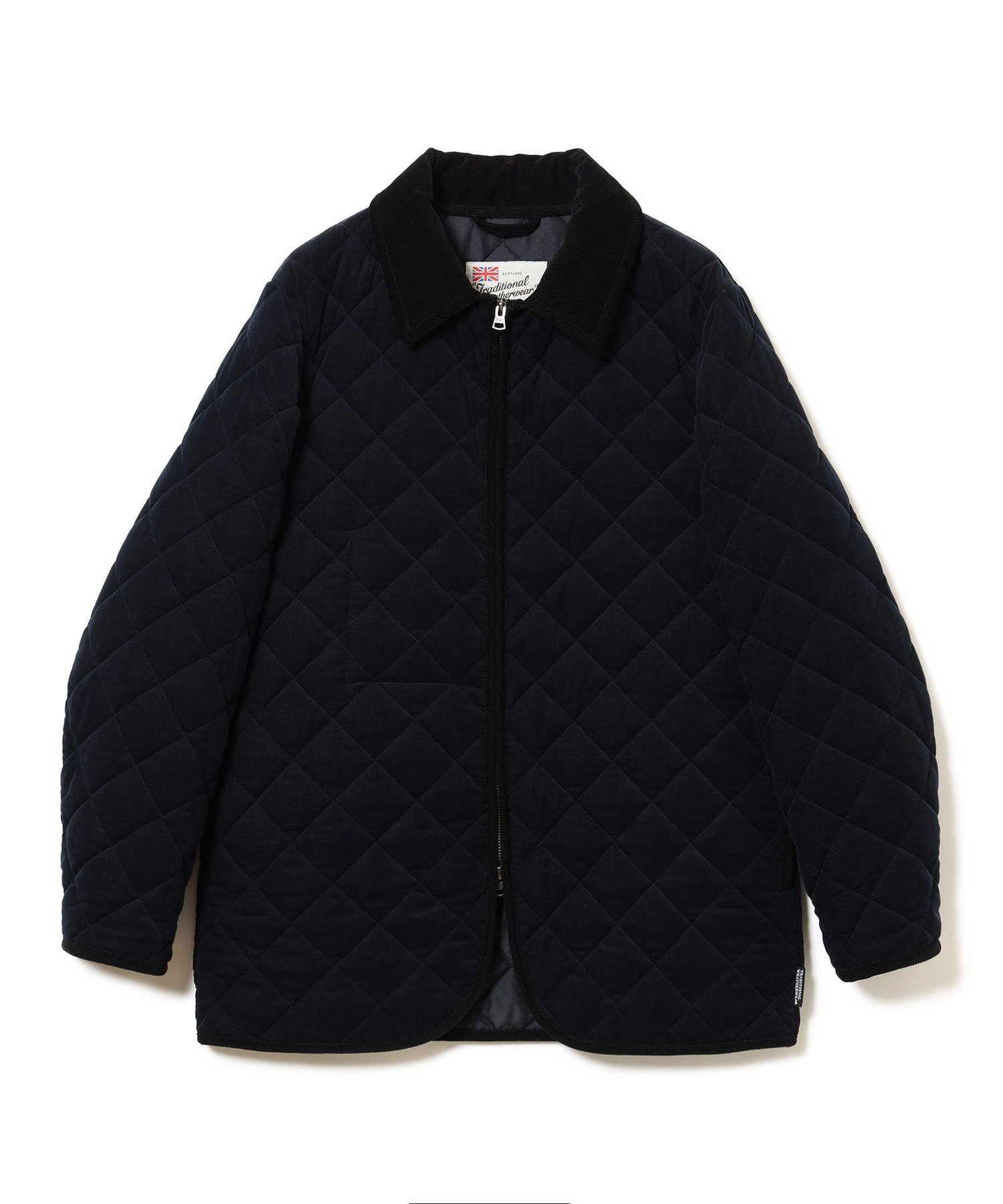 BEAMS 【別注】Traditional Weatherwear / Corduroy Waverly ビームス メン ジャケット・アウター ブルゾン・ジャンパー ブラウン ネイビー【送料無料】