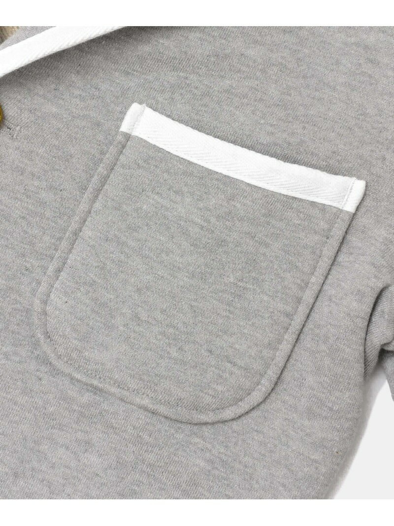Piped Blazer C5J-14-UF04: Grey