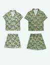 【SALE/10%OFF】SLEEPY SLEEPY チェックフラワ-パジャマ 半袖セット【ペアパジャマ/限定BOX付】 スリーピー スリーピー インナー・ルー...