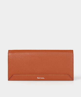 【SALE/30%OFF】Paul Smith 【公式】コントラストエッジ 長財布 ポール・スミス アウトレット 財布・ポーチ・ケース 財布 オレンジ【送料無料】