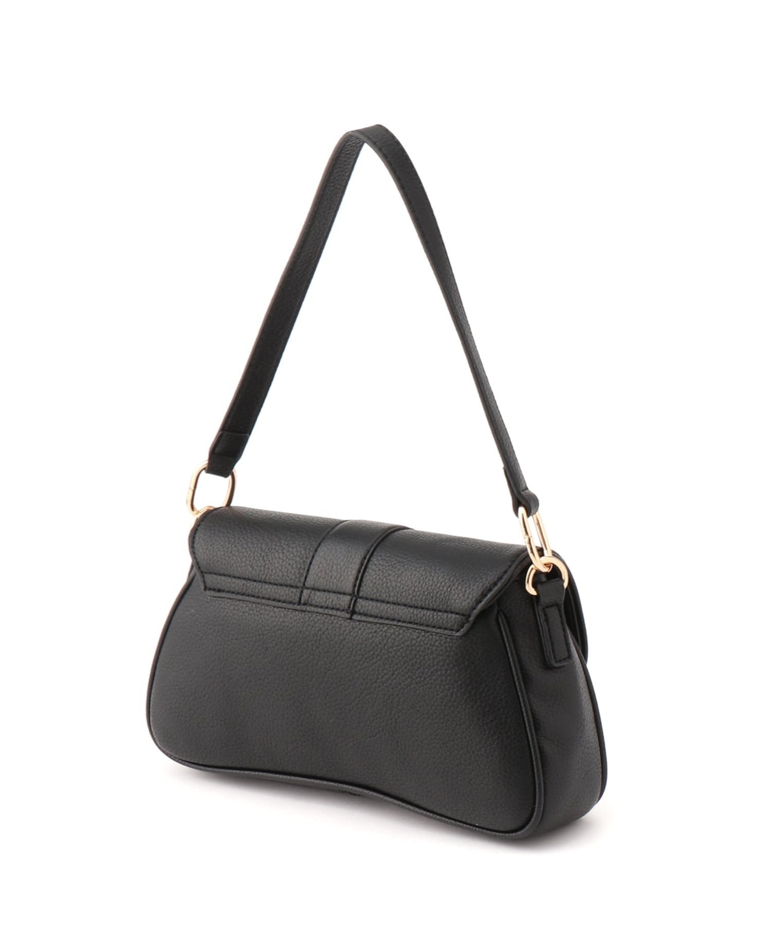 GUESS ショルダーバッグ(W)ERIKA Flap Crossbody ゲス バッグ ショルダーバッグ ブラック