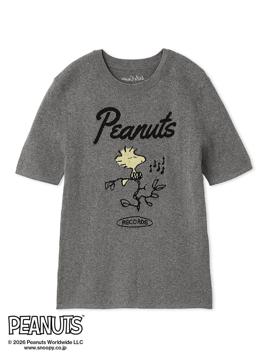 専用です！11日までお取り置き スヌーピー   ウッドストック ニット 希少 Snoopy & Woodstock knitted crew neck sweater knitted スヌーピー